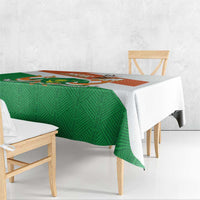 Niger Republic Day Tablecloth Coat Of Arms With Dama Gazelle - Wonder Print Shop