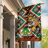 Personalized Niger Garden Flag Leopard Ankara African Pattern - Wonder Print Shop