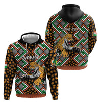 Personalized Niger Hoodie Leopard Ankara African Pattern - Wonder Print Shop