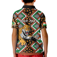 Personalized Niger Kid Polo Shirt Leopard Ankara African Pattern - Wonder Print Shop