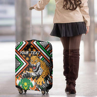 Personalized Niger Luggage Cover Leopard Ankara African Pattern - Wonder Print Shop
