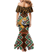 Personalized Niger Mermaid Dress Leopard Ankara African Pattern - Wonder Print Shop
