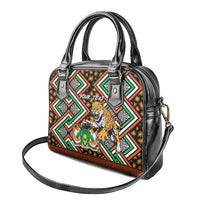 Personalized Niger Shoulder Handbag Leopard Ankara African Pattern