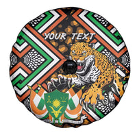 Personalized Niger Spare Tire Cover Leopard Ankara African Pattern - Wonder Print Shop