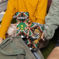 Niger Tumbler Cup Leopard Ankara African Pattern - Wonder Print Shop