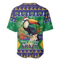 Brazil Christmas Baseball Jersey Toco Toucan Feliz Natal - Wonder Print Shop