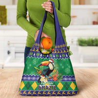 Brazil Christmas Grocery Bag Toco Toucan Feliz Natal