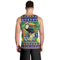 Brazil Christmas Men Tank Top Toco Toucan Feliz Natal - Wonder Print Shop