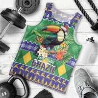Brazil Christmas Men Tank Top Toco Toucan Feliz Natal - Wonder Print Shop