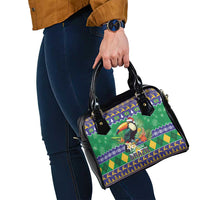 Brazil Christmas Shoulder Handbag Toco Toucan Feliz Natal
