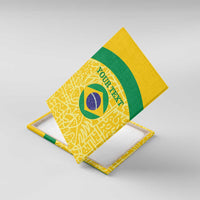 Custom Brazil Football Canvas Wall Art Vamos Selecao - Yellow - Wonder Print Shop