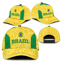 Brazil Football Classic Cap Vamos Selecao - Yellow