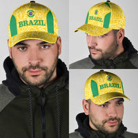 Brazil Football Classic Cap Vamos Selecao - Yellow