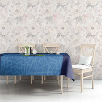 Custom Brazil Football Tablecloth Vamos Selecao - Blue - Wonder Print Shop