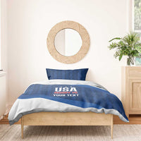 Custom USA Rugby 2025 Bedding Set Go Champions Eagles - Wonder Print Shop