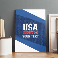 Custom USA Rugby 2025 Canvas Wall Art Go Champions Eagles - Wonder Print Shop