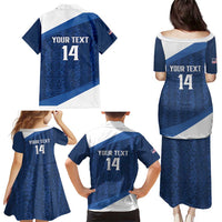 Custom USA Rugby 2025 Family Matching Puletasi and Hawaiian Shirt Go Champions Eagles - Wonder Print Shop