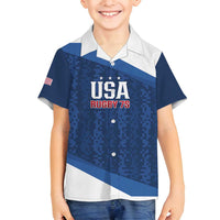Custom USA Rugby 2025 Family Matching Tank Maxi Dress and Hawaiian Shirt Go Champions Eagles - Wonder Print Shop