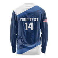 Custom USA Rugby 2025 Long Sleeve Shirt Go Champions Eagles - Wonder Print Shop