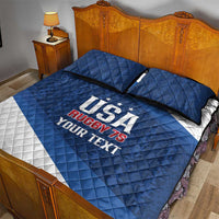 Custom USA Rugby 2025 Quilt Bed Set Go Champions Eagles - Wonder Print Shop