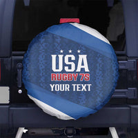 Custom USA Rugby 2025 Spare Tire Cover Go Champions Eagles - Wonder Print Shop