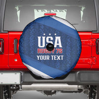 Custom USA Rugby 2025 Spare Tire Cover Go Champions Eagles - Wonder Print Shop
