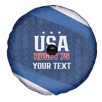 Custom USA Rugby 2025 Spare Tire Cover Go Champions Eagles - Wonder Print Shop