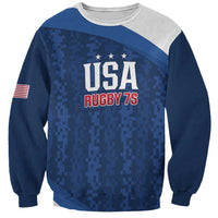 Custom USA Rugby 2025 Sweatshirt Go Champions Eagles - Wonder Print Shop