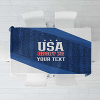 Custom USA Rugby 2025 Tablecloth Go Champions Eagles - Wonder Print Shop