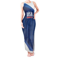 Custom USA Rugby 2025 Tank Maxi Dress Go Champions Eagles - Wonder Print Shop