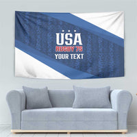 Custom USA Rugby 2025 Tapestry Go Champions Eagles - Wonder Print Shop