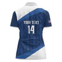 Custom USA Rugby 2025 Women Polo Shirt Go Champions Eagles - Wonder Print Shop
