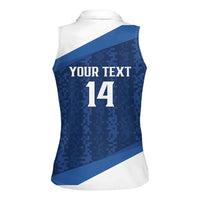 Custom USA Rugby 2025 Women Sleeveless Polo Shirt Go Champions Eagles - Wonder Print Shop