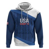 Custom USA Rugby 2025 Zip Hoodie Go Champions Eagles - Wonder Print Shop