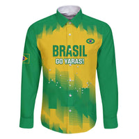 Custom Brasil Rugby 2025 Family Matching Puletasi and Hawaiian Shirt Go Champions Yaras - Wonder Print Shop