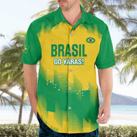 Custom Brasil Rugby 2025 Hawaiian Shirt Go Champions Yaras - Wonder Print Shop