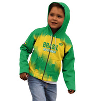 Custom Brasil Rugby 2025 Kid Hoodie Go Champions Yaras - Wonder Print Shop