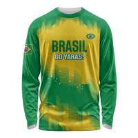 Custom Brasil Rugby 2025 Long Sleeve Shirt Go Champions Yaras - Wonder Print Shop