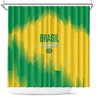 Custom Brasil Rugby 2025 Shower Curtain Go Champions Yaras