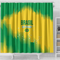 Custom Brasil Rugby 2025 Shower Curtain Go Champions Yaras