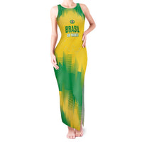 Custom Brasil Rugby 2025 Tank Maxi Dress Go Champions Yaras - Wonder Print Shop