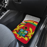 Ghana Independence Day Car Mats Gana Map Happy 67 Years Anniversary - Wonder Print Shop