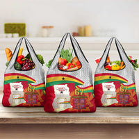 Ghana Independence Day Grocery Bag Gana Map Happy 67 Years Anniversary
