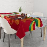 Ghana Independence Day Tablecloth Gana Map Happy 67 Years Anniversary - Wonder Print Shop