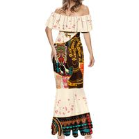 Africa International Women Day Mermaid Dress African Pattern - Wonder Print Shop