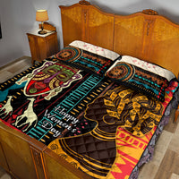 Africa International Women Day Quilt Bed Set African Pattern - Wonder Print Shop