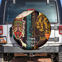 Africa International Women Day Spare Tire Cover African Pattern - Wonder Print Shop