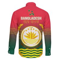 Bangladesh Independence Day Family Matching Short Sleeve Bodycon Dress and Hawaiian Shirt Royal Bengal Tiger With Coat Of Arms - Wonder Print Shop