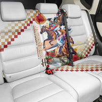 Kentucky Horse Racing Back Car Seat Cover 2025 Happy 151st Anniversary With Roses LT14