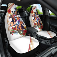 Kentucky Horse Racing Car Seat Cover 2025 Happy 151st Anniversary With Roses LT14